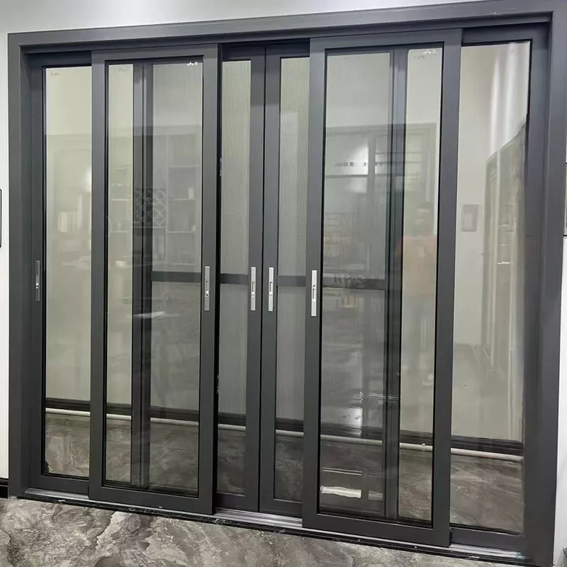 Cửa trượt bằng hợp kim nhôm và cấu hình cửa sổ